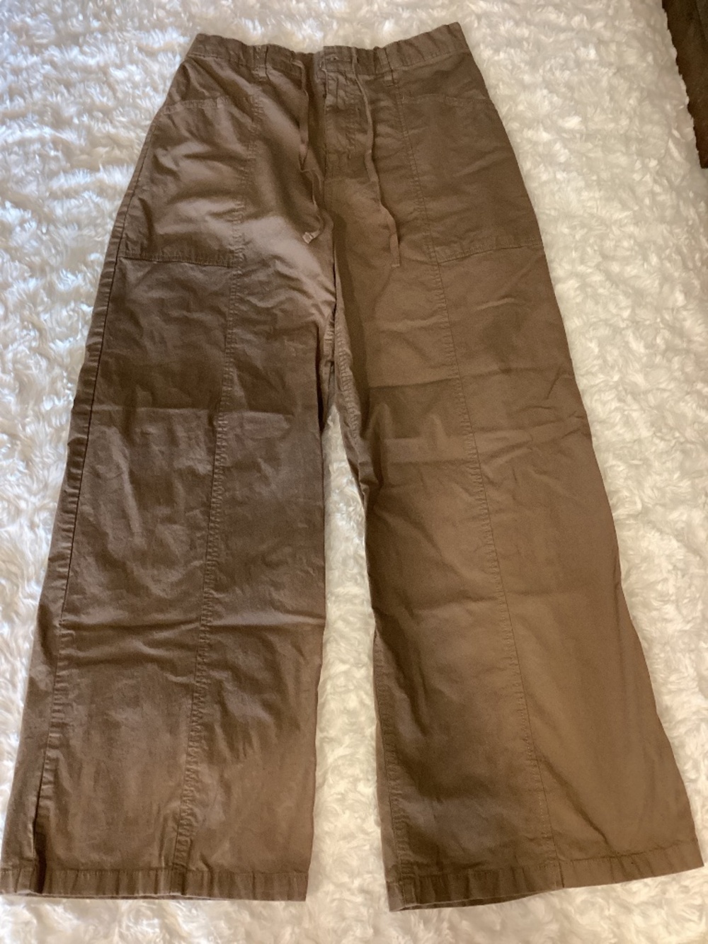No Boundaries Wide Leg Pants, Brown, size M (8-10)